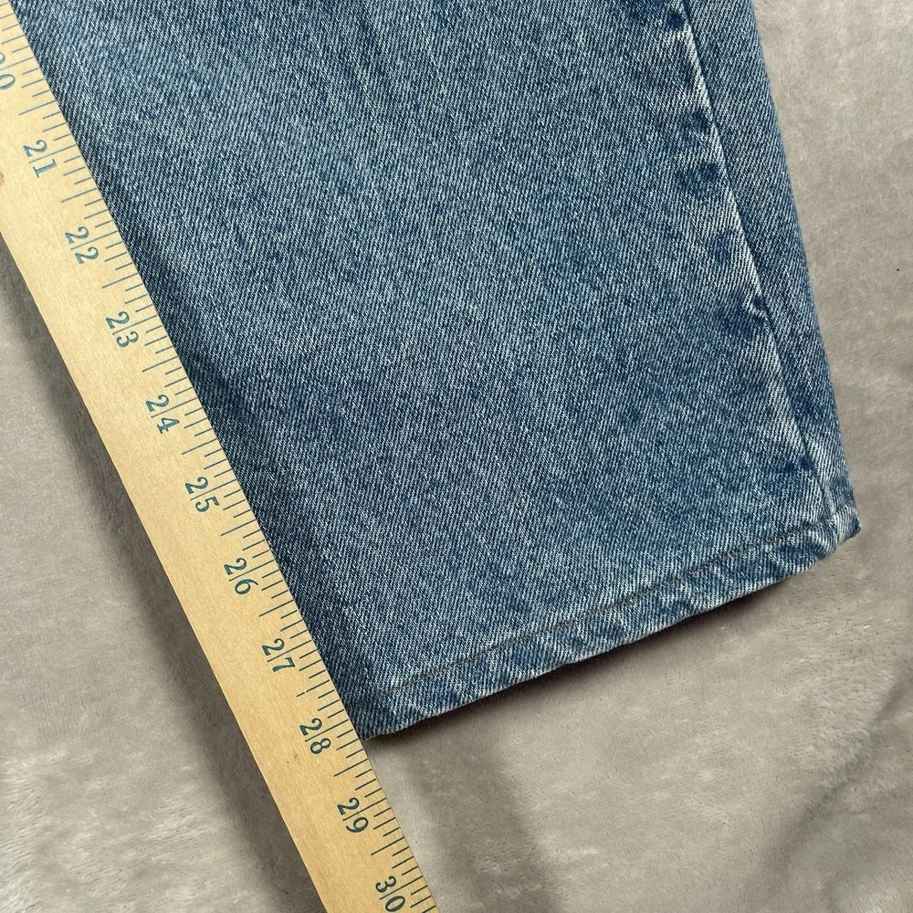 Vintage 1991 Levi's 555 Relaxed Fit Straight‎ Leg Jeans Mens 36x30 FIT (33x28)